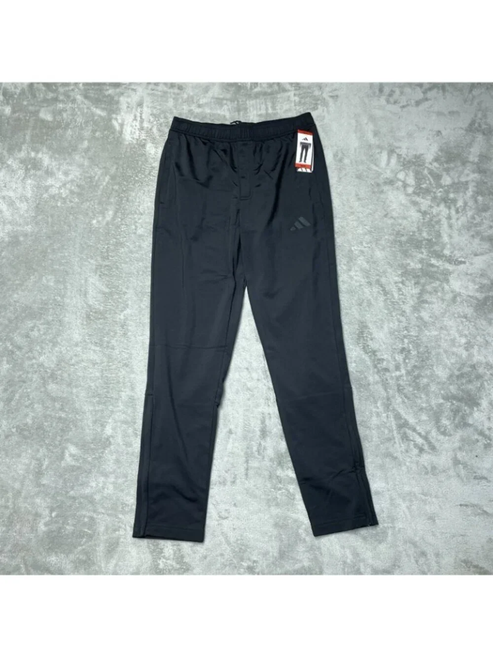 Adidas Tricot Men's M Black Athletic Track Pants Ankle Zip e1718